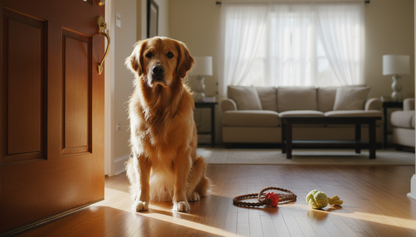 how to stop separation anxiety in dogs when you leave home