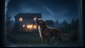 why is my dog barking at nothing at night and how to stop it